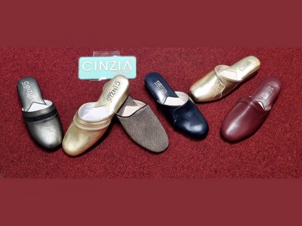 Ciabatte donna in pelle